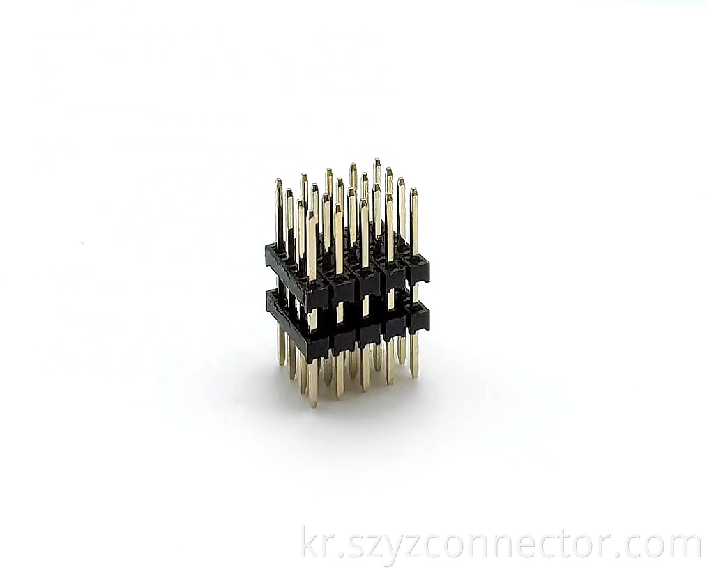 2.0.mm Pitch Pin Header Connector Four Row Straight H3.0mm 4*5P